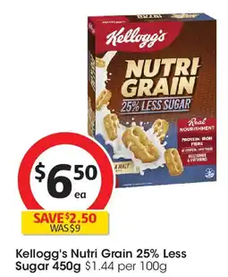 Coles Kellogg's Nutri Grain offer