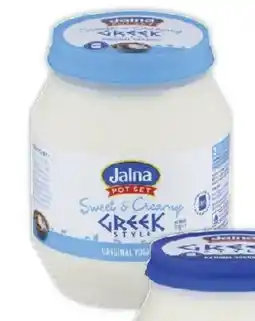 Coles Jalna Greek Style Sweet & Creamy Yoghurt offer