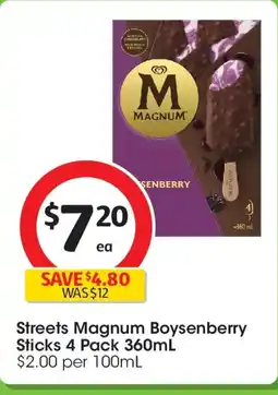 Coles Magnum Boysenberry Sticks offer