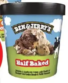 Coles Ben & Jerry's Half Baked Ice Cream Tub offer