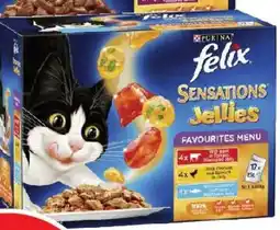 Coles Felix Sensations Jellies Favourites Menu Cat Food offer
