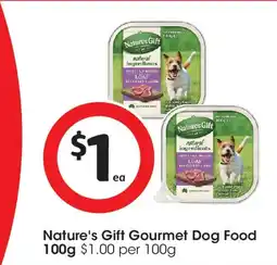 Coles Nature's Gift Adult All Breeds Wet Dog Food Loaf Succulent Lamb offer
