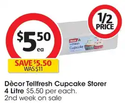Coles Decor Tellfresh Cupcake Storer offer