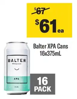 Coles Balter XPA Cans offer