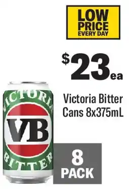 Coles Victoria Bitter Cans offer