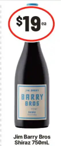 IGA Jim Barry Bros Shiraz offer
