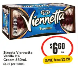 IGA Streets Viennetta Vanilla Ice Cream offer