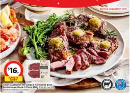 Coles Coles Australian No Added Hormones Beef Porterhouse Steak offer