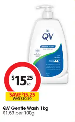 Coles QV Gentle Wash offer