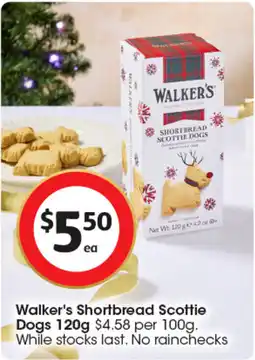 Coles Walker's Shortbread Scottie Dogs offer