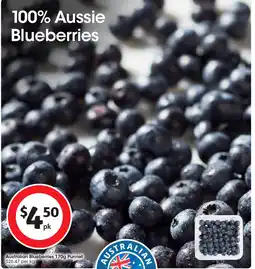 Coles Australian Blueberries Punnet offer