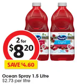 Coles Ocean Spray offer