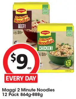 Coles Maggi 2 Minute Noodles offer