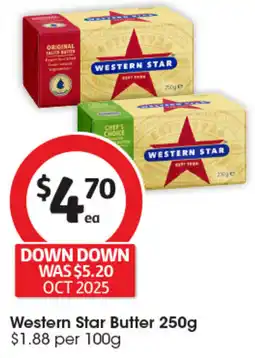 Coles Western Star Butter offer