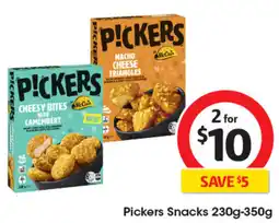 Coles Pickers Snacks offer
