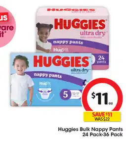 Coles Huggies Bulk Nappy Pants offer