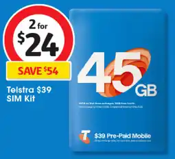 Coles Telstra SIM Kit offer