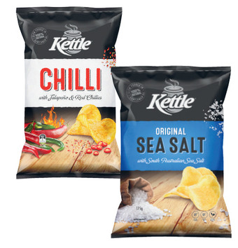 Coles Kettle potato chips 150g-175g offer