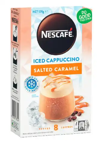 Coles Nescafé iced coffee sachets 8 pack offer