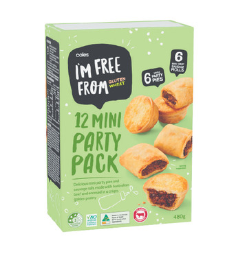 Coles Coles i’m free from party pack 480g offer