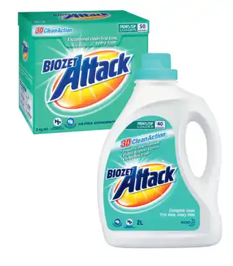 Coles Biozet laundry powder 2kg or liquid 2 litre offer