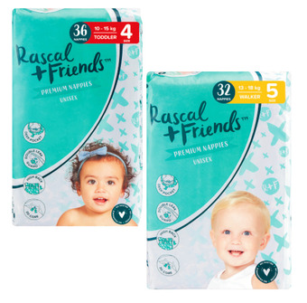 Coles Rascal + friends bulk nappies 30 pack-54 pack offer