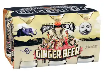Brookvale union ginger beer can 330ml
