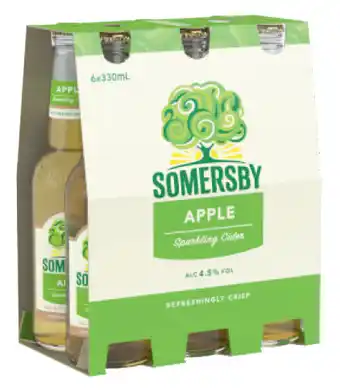 Liquorland Somersby apple cider bottle 330ml offer