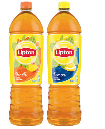 Coles Lipton ice tea 1.5 litre offer