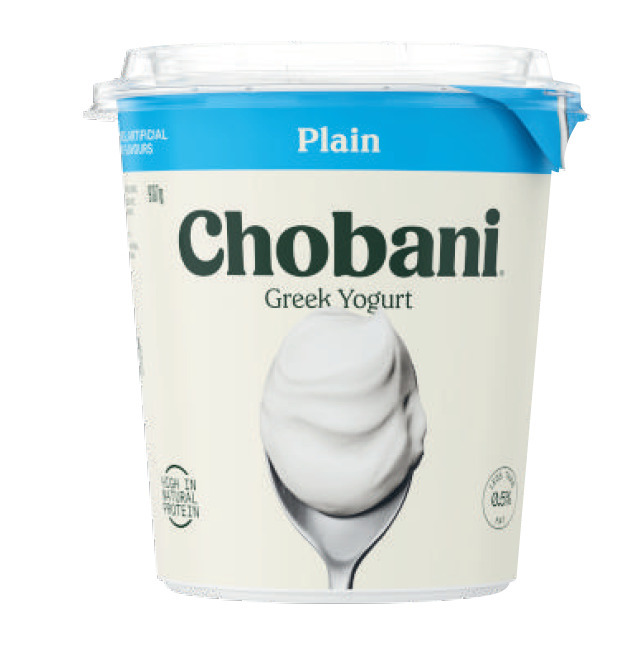 Chobani greek yoghurt 907g offer at Coles
