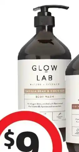 Coles Glow Lab Body Wash Vanilla Cream & Coconut offer