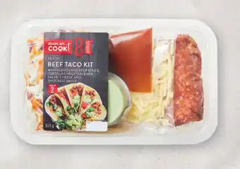 ALDI Ready, set…cook! beef taco kit 823g offer