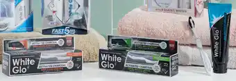 ALDI White glo charcoal toothpaste kits 150g offer