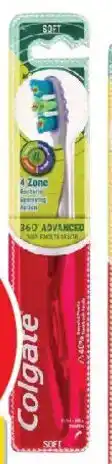 Coles Colgate 360 Advanced Soft Manual Toothbrush offer