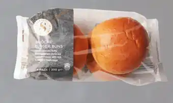 Specially selected brioche burger buns 4pk/200g