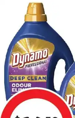 Coles Dynamo Professional Odour Eliminating Laundry Liquid offer