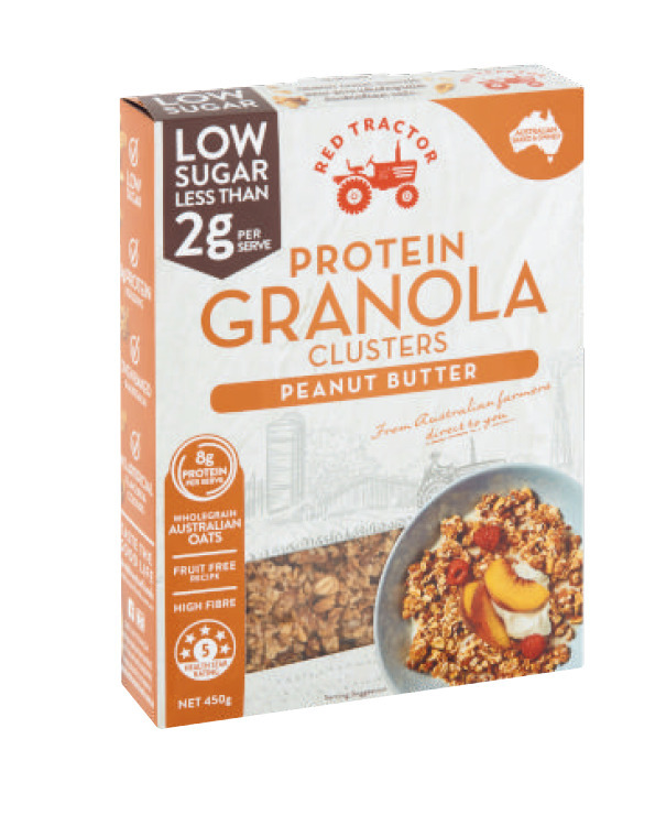 Red tractor protein granola 450g offer at Coles