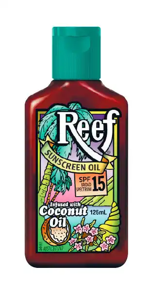 Coles Reef coconut suntan oil spf 15 125ml offer