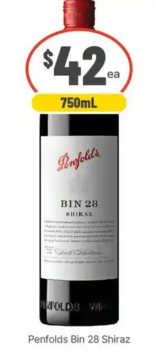 IGA Liquor Penfolds Bin 28 Shiraz offer