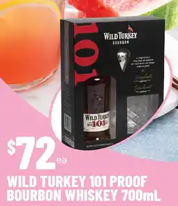 IGA Liquor Wild turkey 101 proof bourbon whiskey offer