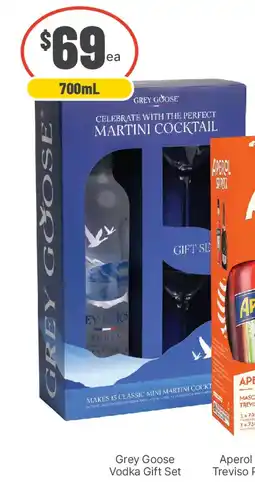 IGA Liquor Grey goose vodka gift set offer