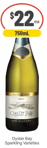 IGA Liquor Oyster Bay Sparkling Varieties offer