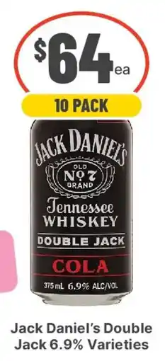IGA Liquor Jack Daniel's Double Jack 6.9% Varieties offer