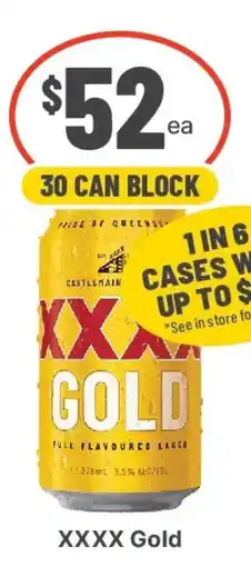 IGA Liquor Xxxx gold offer