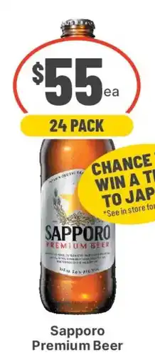 IGA Liquor Sapporo Premium Beer offer