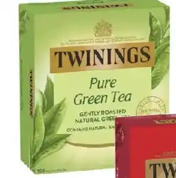 Coles Twinings Pure Green Tea Bags offer