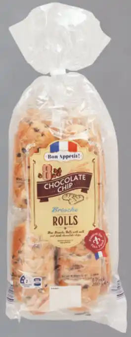 ALDI Bon appétit! mini brioche choc chip rolls 8pk/280g offer