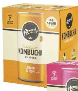 Coles Remedy Kombucha Ginger Lemon offer
