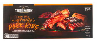 ALDI Taste nation marinated pork ribs 700g offer