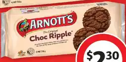 Coles Arnott's Choc Ripple Biscuits offer
